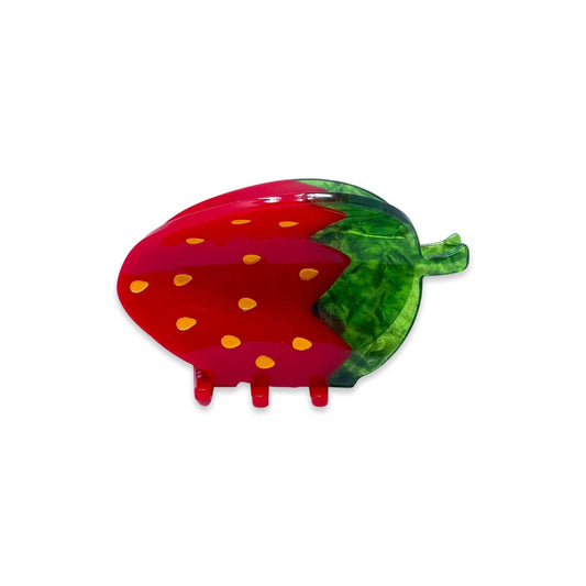 Jenny Lemons Midi Red Strawberry Hair Claw Clip