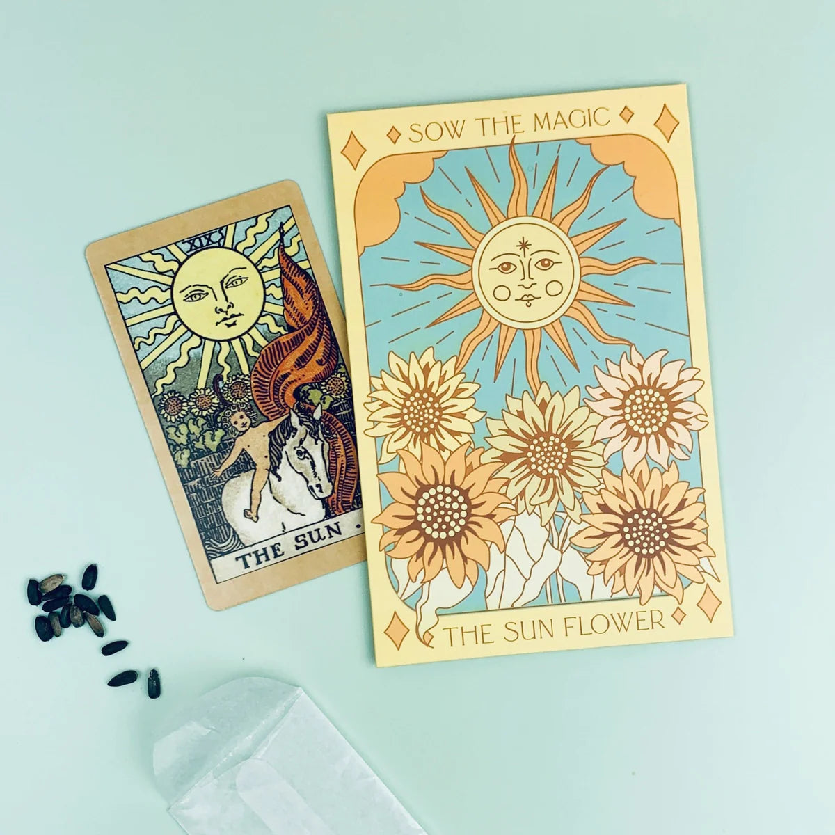 Sow the Magic The Sunflower (Ring of Fire) Tarot Seed Packet
