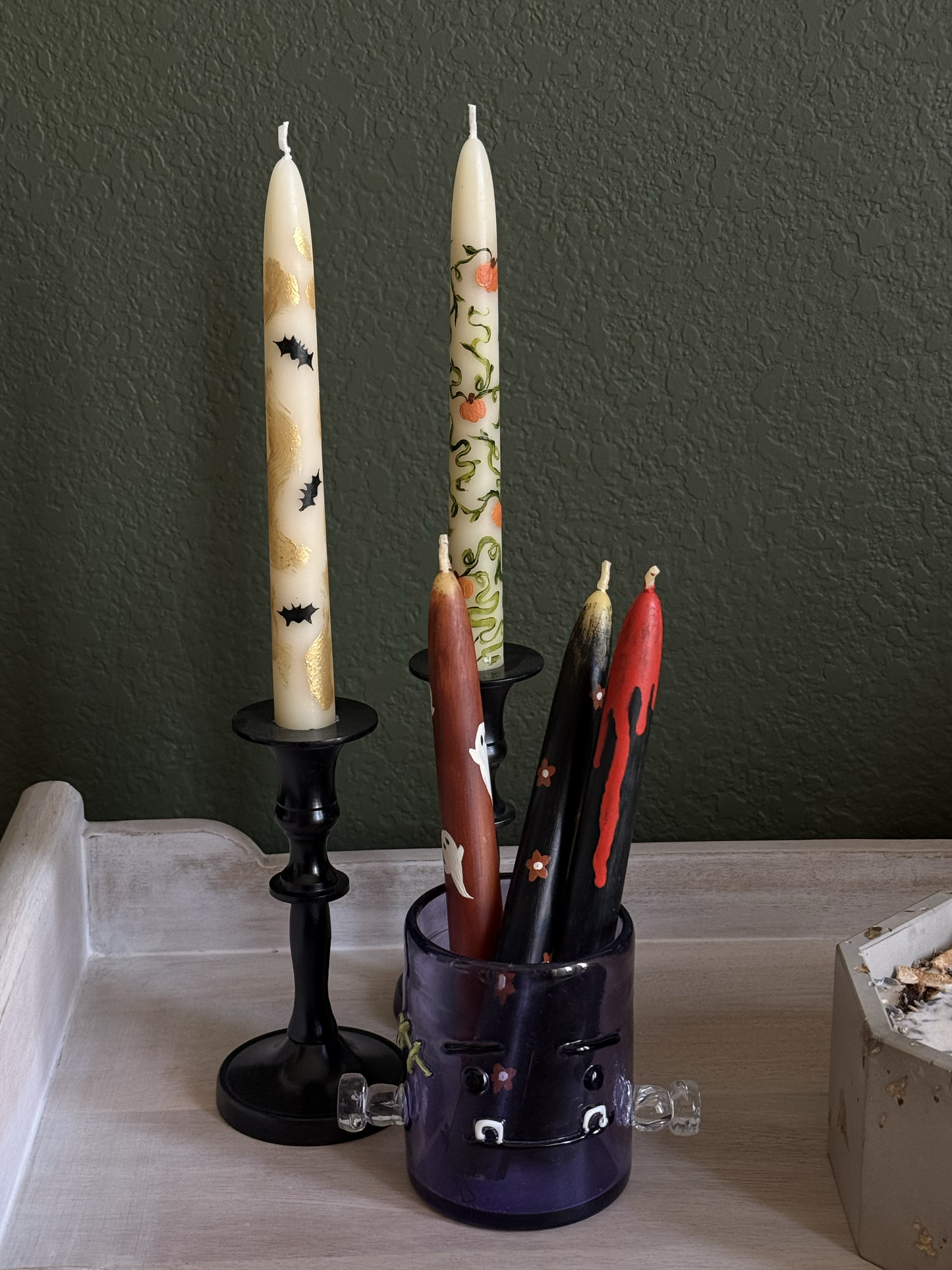Spooky Taper Candle Painting Workshop 10.17.26 3pm-5pm