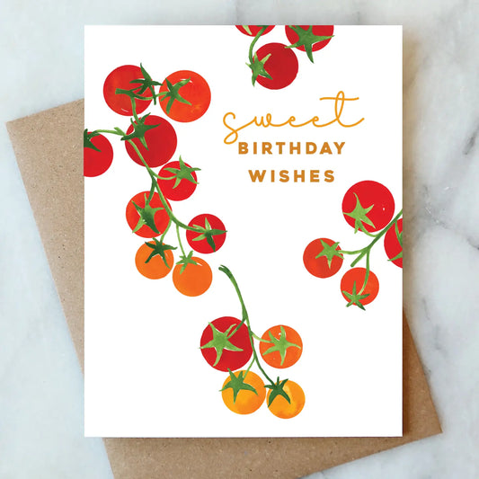 Abigail Jayne Design Tomato Birthday Greeting Card | Birthday Card