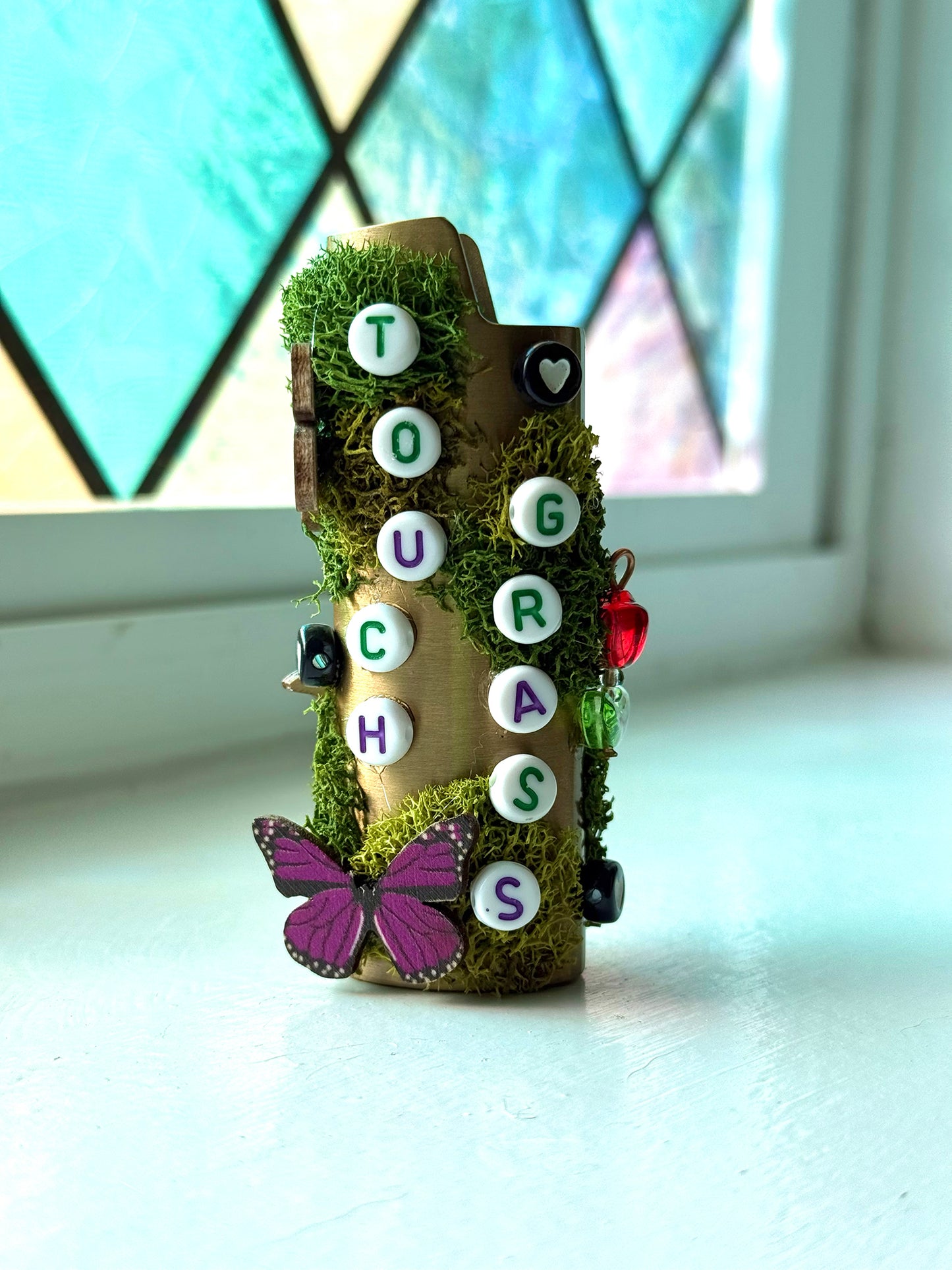 Julie Coolie Touch Grass Standard Lighter Case