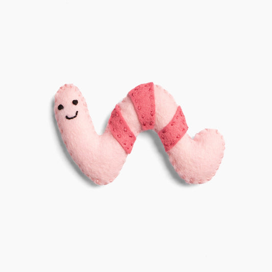 Heron Hill Stitch Co Winnie the Wry Worm - DIY Craft Kit