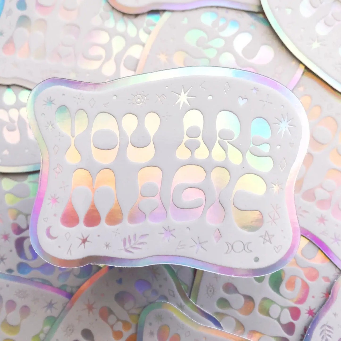 Mother of the Moon You Are Magic Holo Sticker