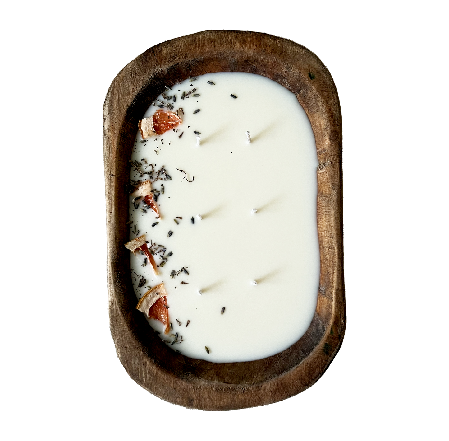 Great-Tailed Grackle Wooden Bowl Candle